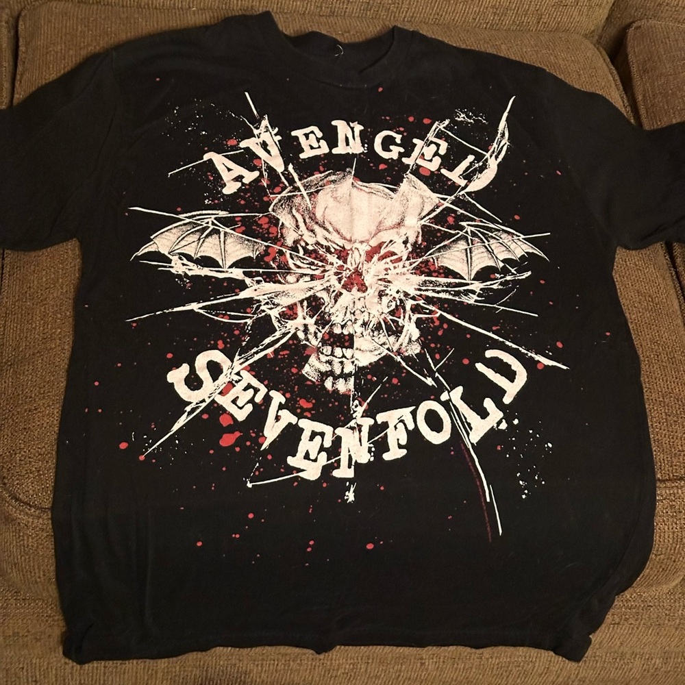 Avenged Sevenfold Black Graphic T-Shirt
